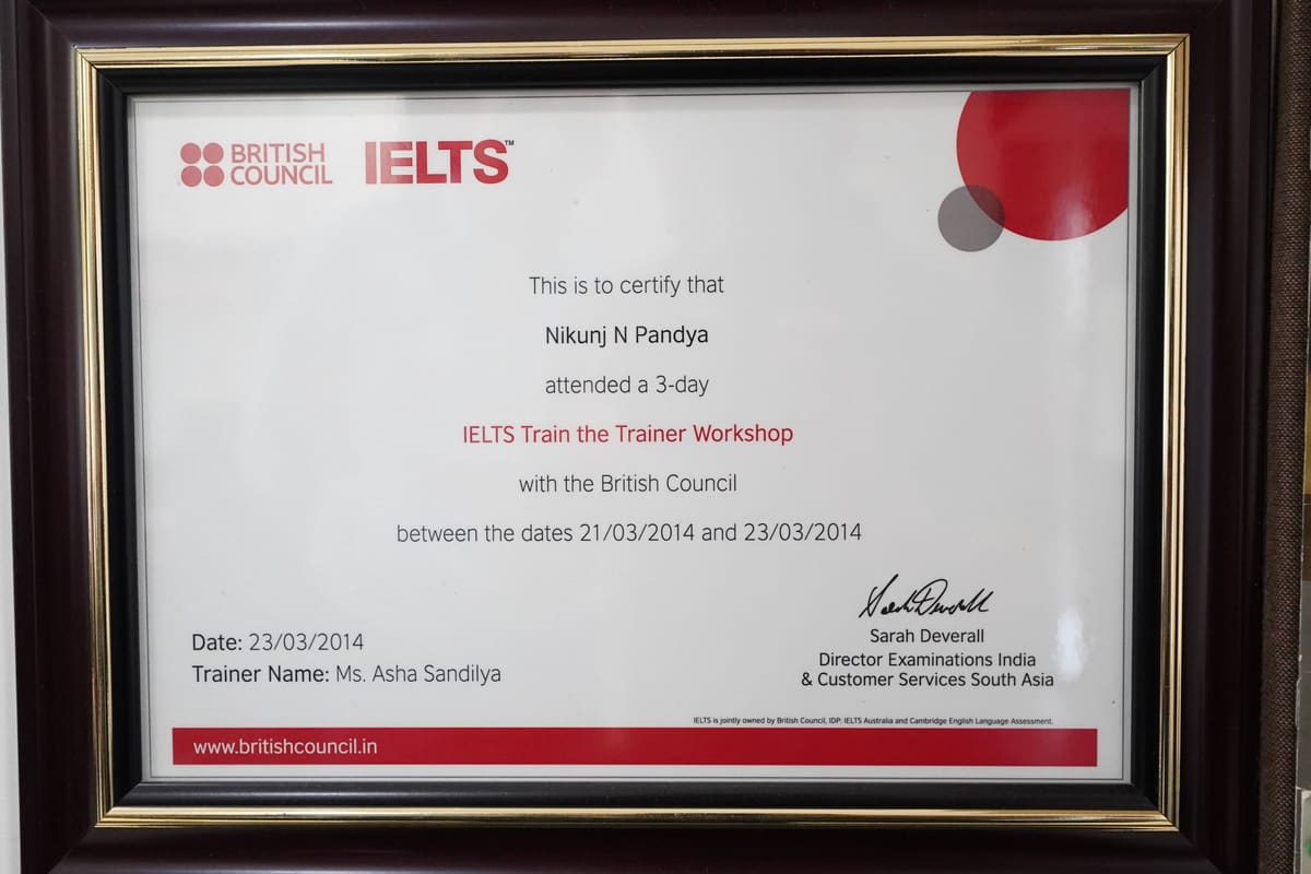 British Council Certified Trainer
