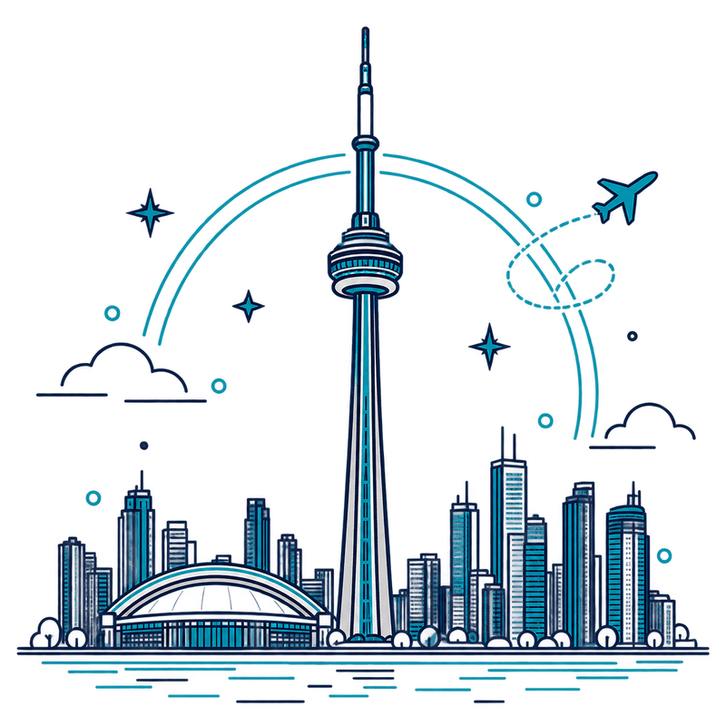 Ottawa landmark illustration