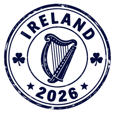 Ireland visa stamp